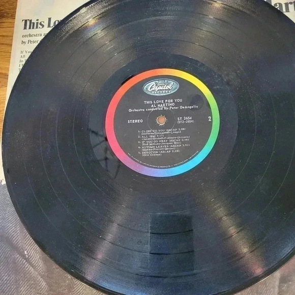 Al Marinto This  Love For You Capitol T_2654 - Picture 3 of 4